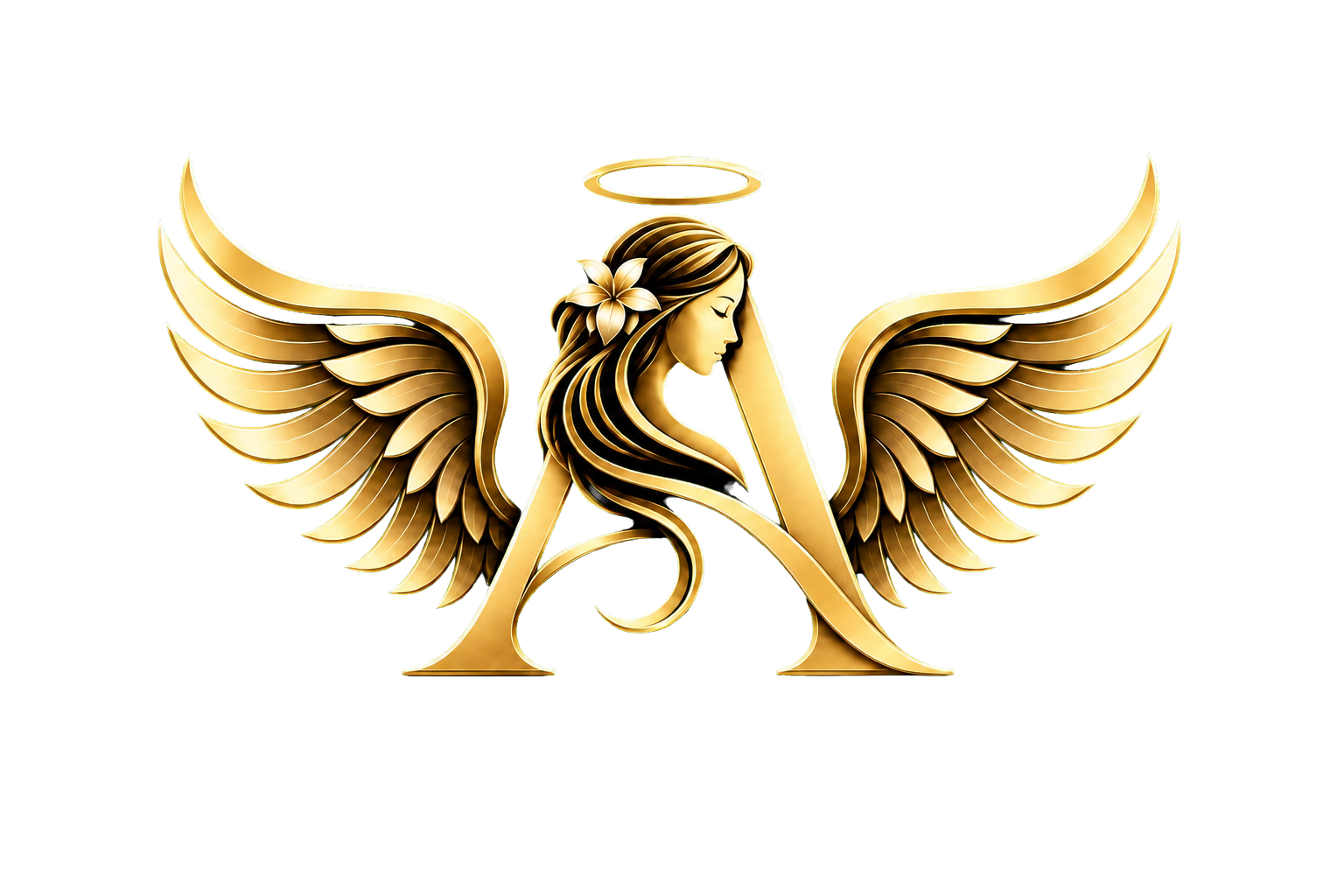 Angel International Spa gold angel logo