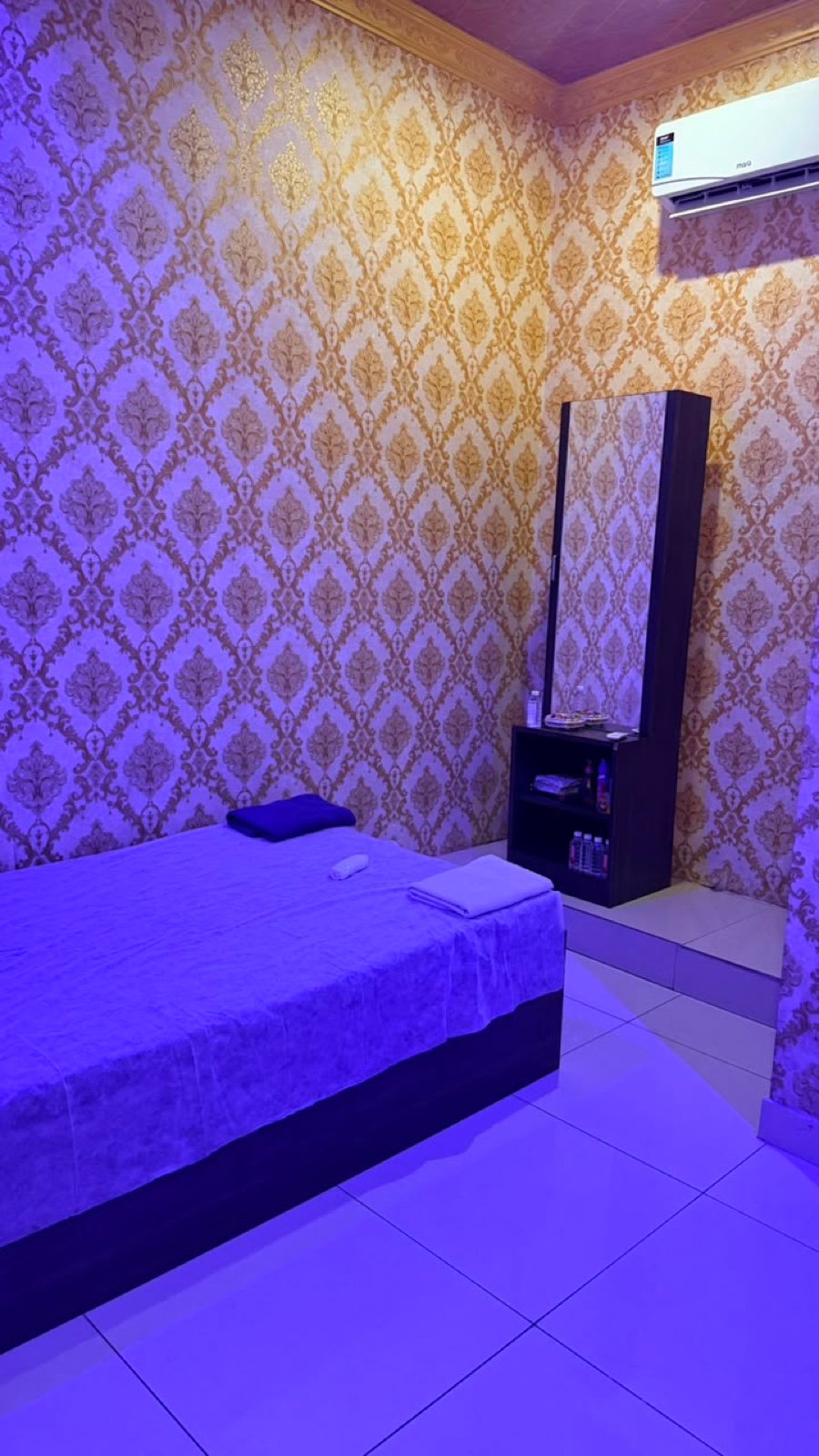 Massage room at Angel International Spa