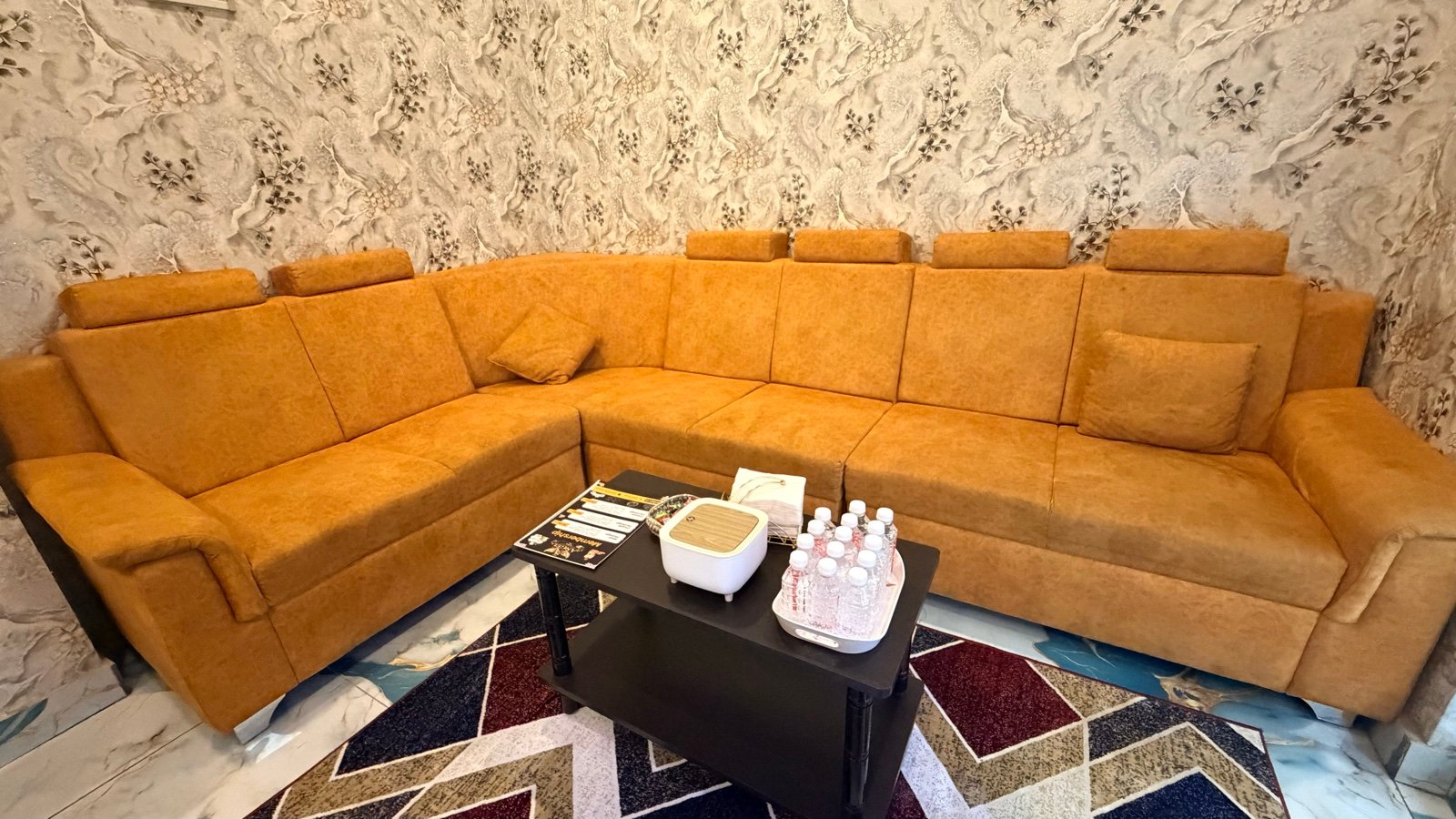 Welcome corner at Angel International Spa